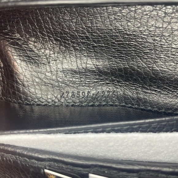 Authentic Pre-Loved Gucci Continental Black Wallet - Picture 7 of 9